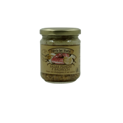 SALSA FUNGHI E SALSICCIA